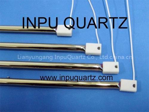Gold quartz infrared heater