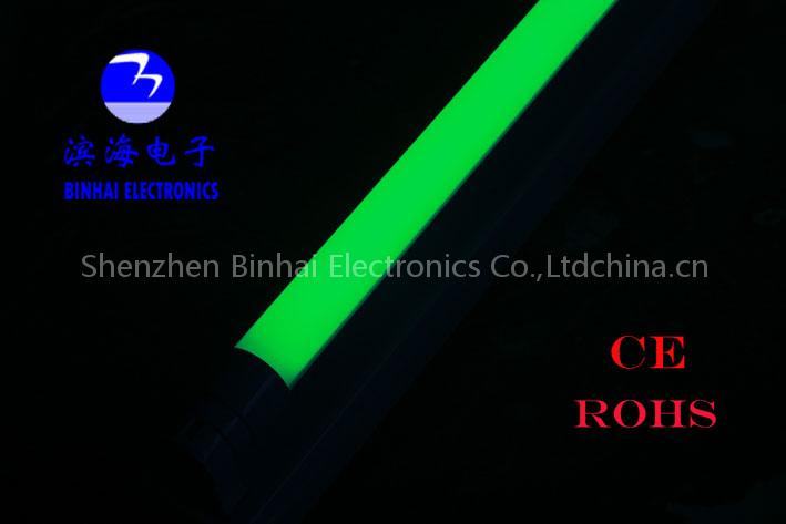 t8 green led tube lights