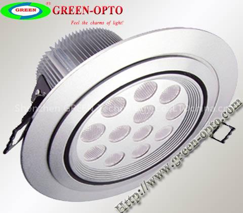 12W high power led downlight with 864lm