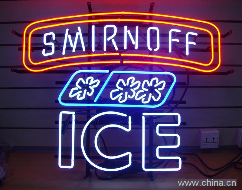 Smirnoff Ice neon sign