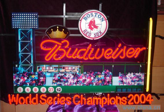 Budweiser Ballpark neon sign