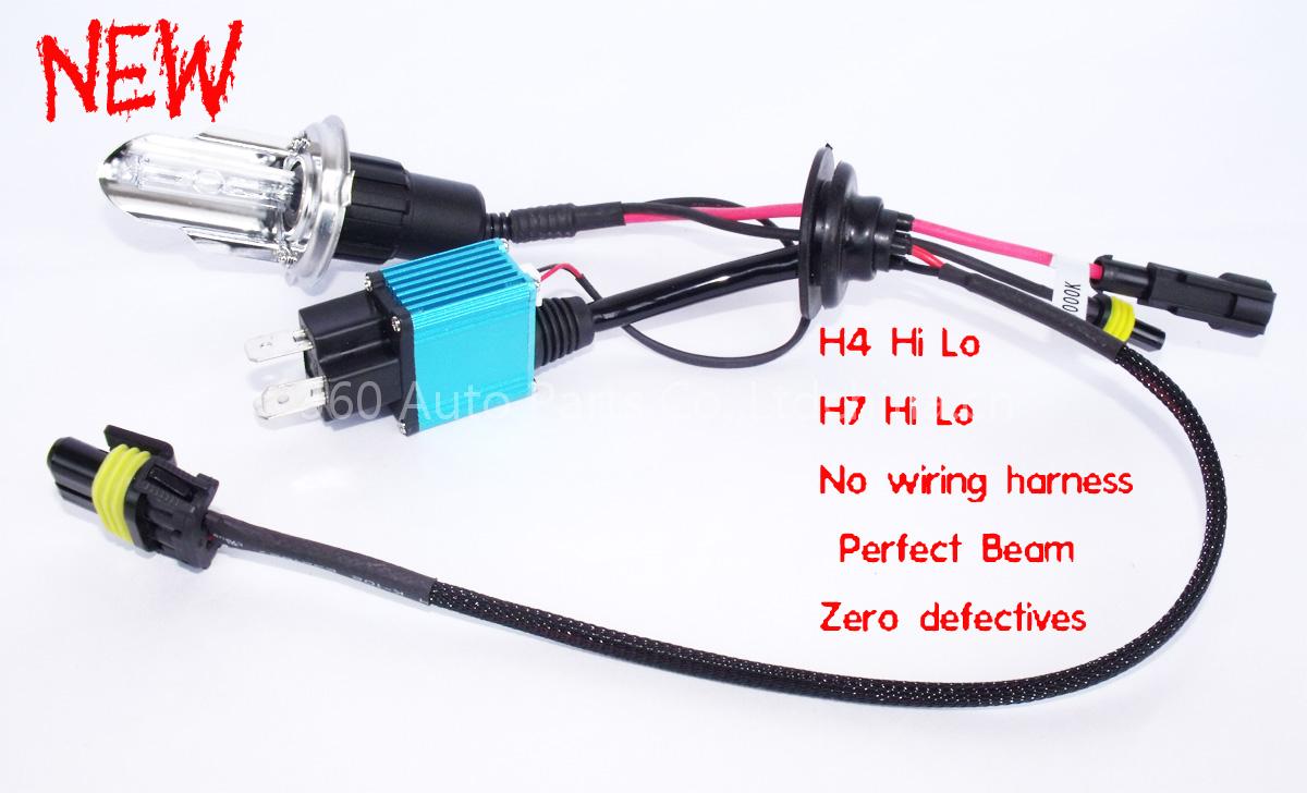 wholesale wireless h4 hi/lo xenon bulb