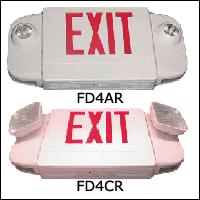 United States Combo Exit Sign And Emergency Light