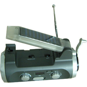 Taiwan Dynamo Lantern With Solar, Desk Light, Charger, Siren, Radio