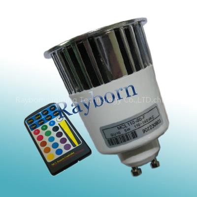 rgb led color changing led lamp,5w rgb light,multi color led with remote control