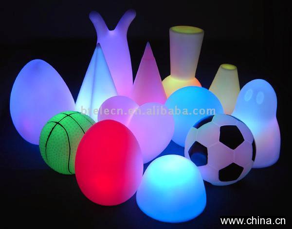 LED Flashing Heart/Star/Circle/Egg Decoration