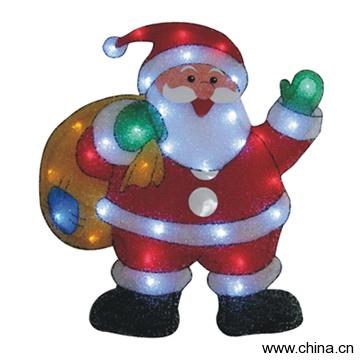 LED Santa Claus Silhouette light