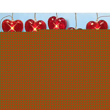 Acrylic Heart Light Chain