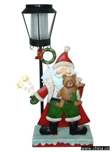 Santa Claus with Solar Light