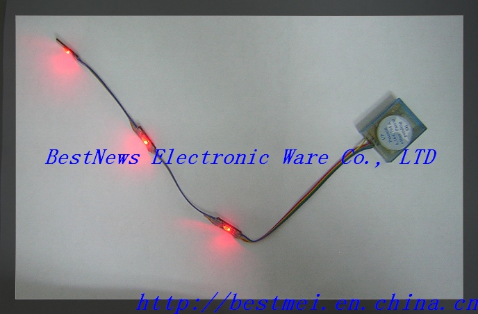 LED Twinkle Light/Seven Colourful flashing led Holiday Lighting string