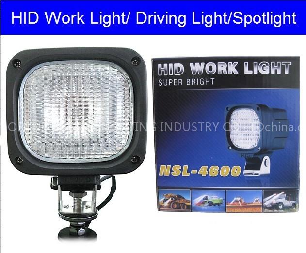 35W/55W tractor HID working lamp floodlight and spotlight