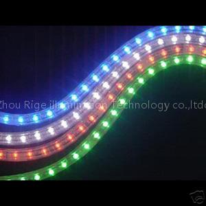LED flat 2 lines rainbow rope