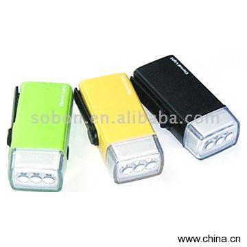 Dynamo Tri-LED Flashlight