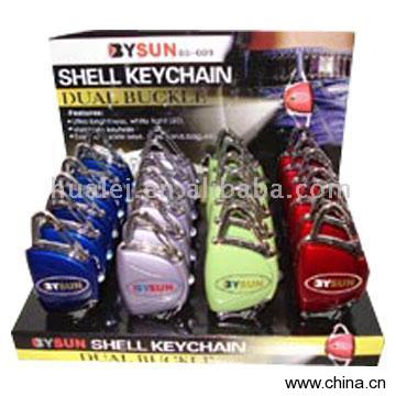 Dual Buckle Keychain Torch
