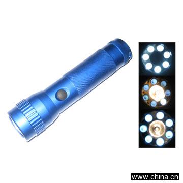 LED and Krypton Bulb Flashlight