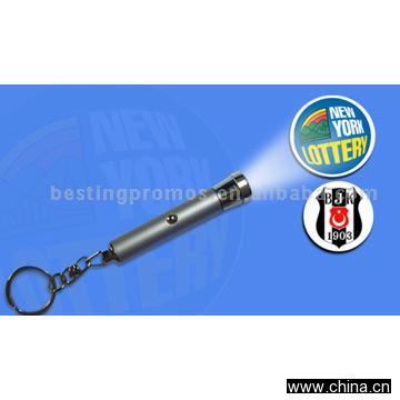 LED Projector Mini Keychain Torch