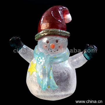 Snowman Lamp