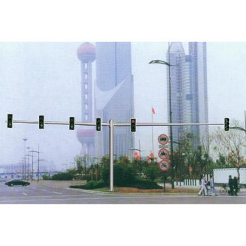 Two-Armed Traffic Lamp Pole
