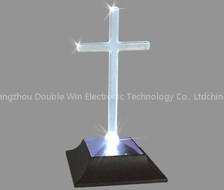 Cross-shaped Solar Memorial Light