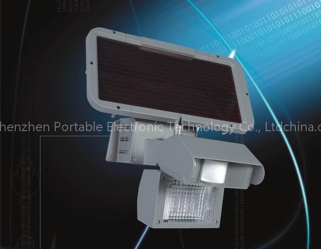 Solar Security Light With Adjustable Motion Sensor