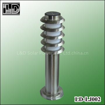 Solar Stainless Steel Lawn Light