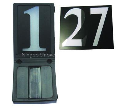 Solar house numbers,door numbers