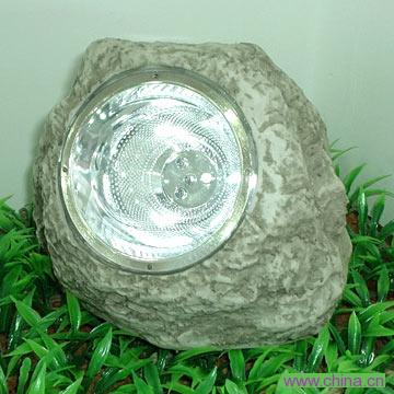 Stone Solar Lamp