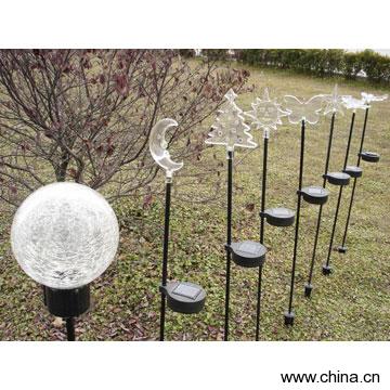 Solar Lights with Earth Spikes