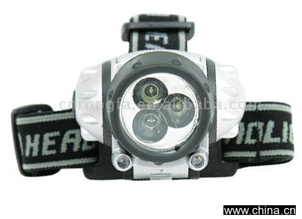 3pc Focus White LED and 2pc Red LED Headlamp