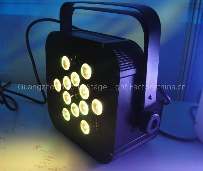 12*3W RGB flat led par,American DJ light,led stage light