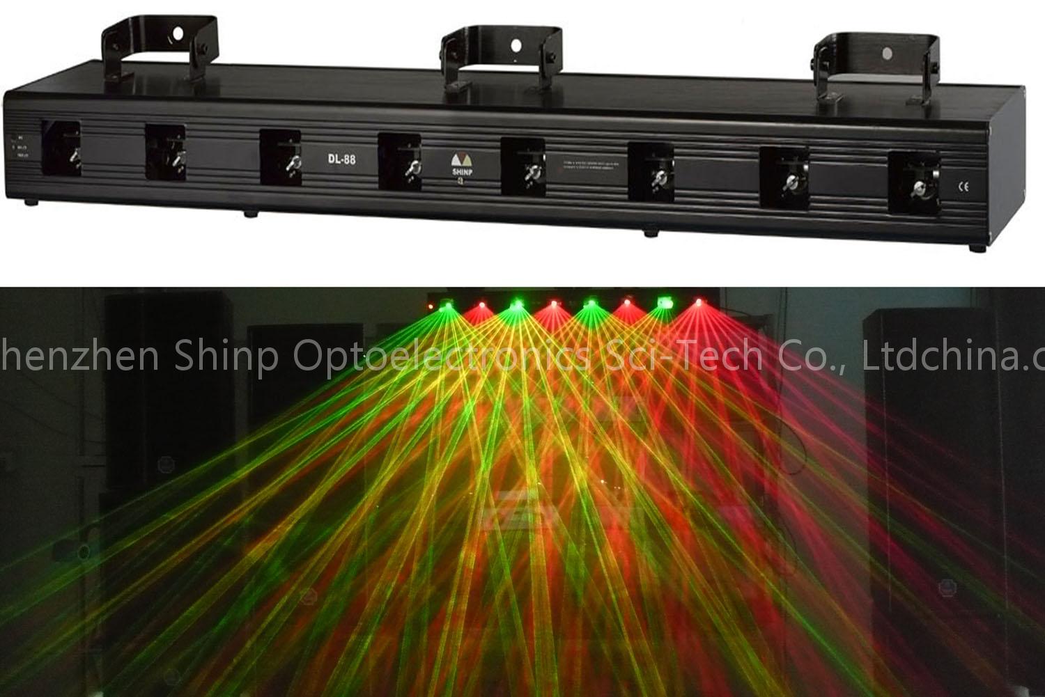 DL-88 four green and four red laser light ,stage lighting
