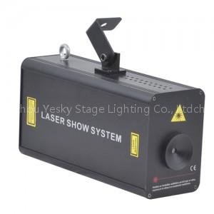 Green Red laser light