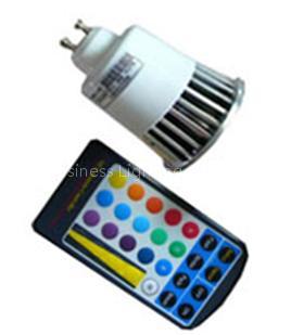 LED dimmable light (GU10-5W-RGB)
