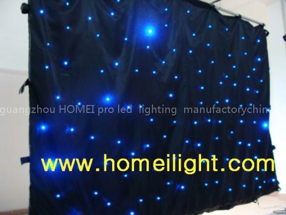 led star fabric,led star cloth