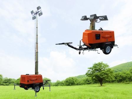 generator mobile lighting tower
