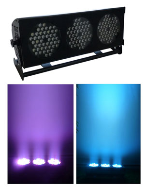 led wash,led spotlight,Triple-Head LED Color Changer