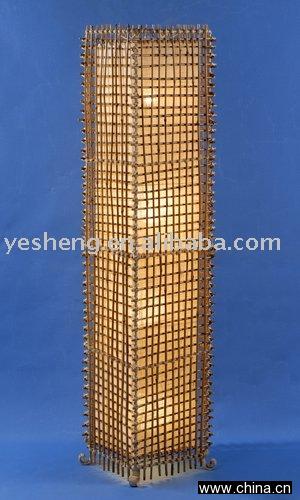 bamboo floor lamp