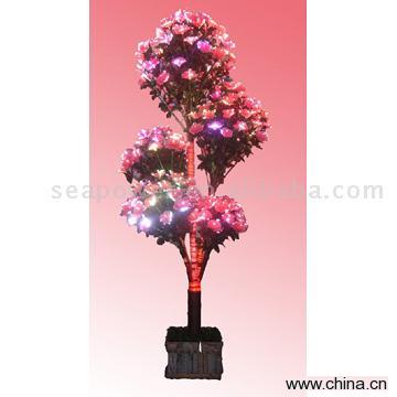 Optic Fiber Rose Tree