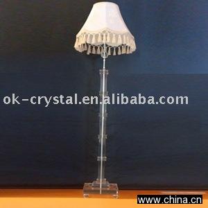 Crystal floor lamp