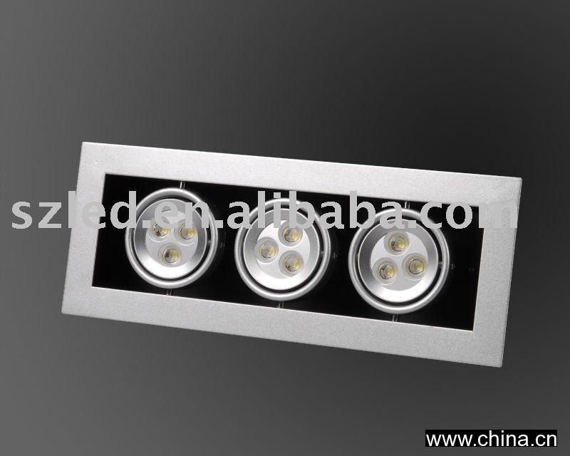 9*3W 220V H style LED grille lamp