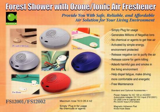 Taiwan Ozone Air Freshener / Air Purifier