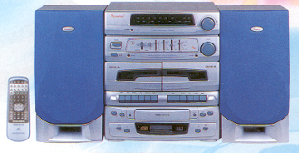 China (Mainland) Music Center With VCD Player, Stero Radio Cassette Recorder