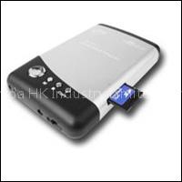 2.5-Inch IDE Media Player Portable Backup Enclosure - FM Transmit Function media player,backup enclosure, FM transmit