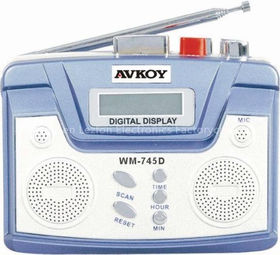 Digital Radio Cassette Recorder With Auto reverse(WM-745D)