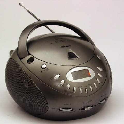 Hong Kong CD Boom Box With Alarm Clock