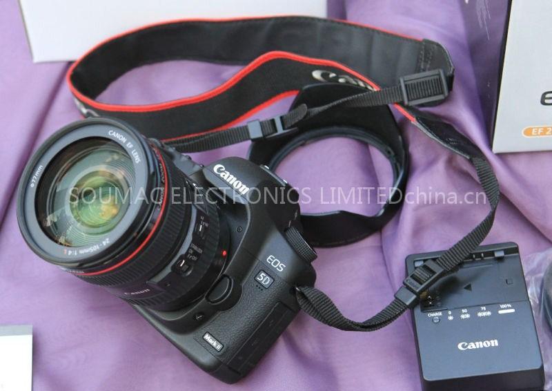 100% Original Canon EOS 5D Mark II Digital SLR Camera with Canon EF 24-105mm IS lens