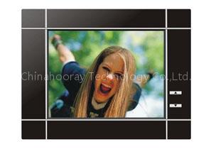 Black Digital picture frames 3.5 Inch TFT Screen