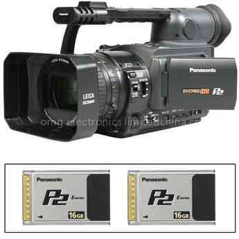 Panasonic AG-HVX200K 3-CCD P2/DVCPRO HD Format Camcorder with Widescreen Aspect Ratio, 720p, 1080i and 24-Frame HDTV Recording, Kit includes Two 16GB P2 Cards