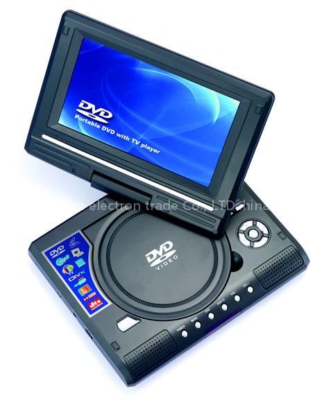 7" Portable DVD with TV palyer