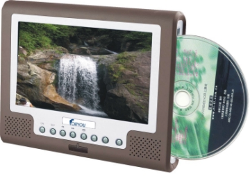 Hong Kong All Region Portable DVD With LCD Player